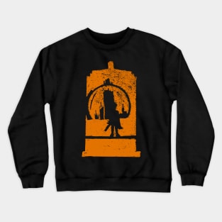 Hell Bent Silhouette (orange) Crewneck Sweatshirt